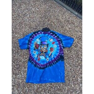 Liquid blue tie dye t shirt